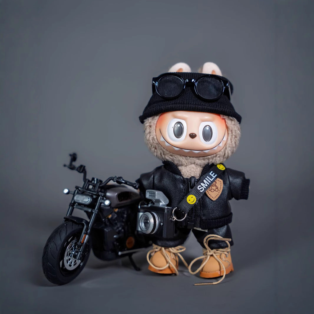 Labubu Outfit - Motorcycle Suit