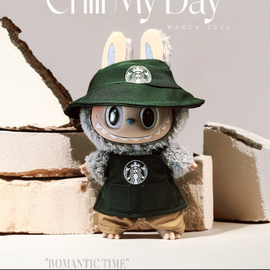 Labubu Outfit - Coffee Uniform