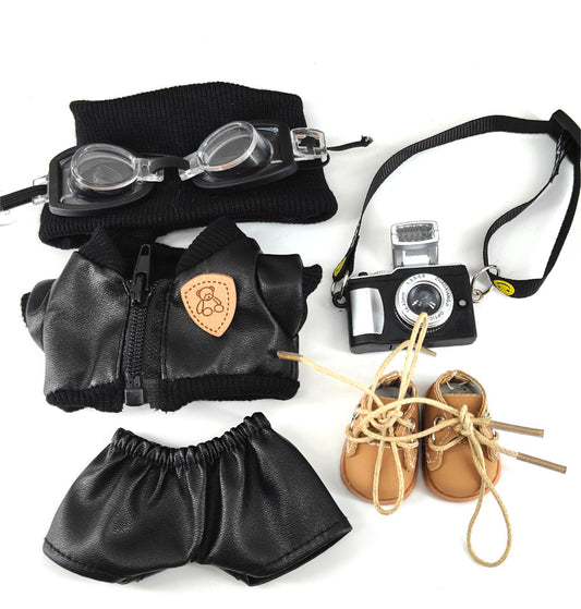 Labubu Outfit - Motorcycle Suit